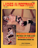 Ladies In Restraint V1#6 Rosslyn News 48pgs Vintage BDSM Strippers Rope Play M22692