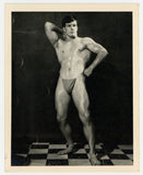 AMG Beefcake Bodybuilder 1950 Bob Mizer 5x4 Gay Interest Physique Muscles Q8091