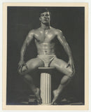 AMG Handsome Beefcake On Pedestal 1950 Bob Mizer 5x4 Gay Physique Photo Q8095