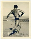 Armand Tanny Beefcake Photo 1950 Bruce Of Los Angeles Physique Gay LA Q7452