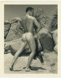 Bruce Bellas Of LA 1950 Original Photo Gay Physique Beefcake Nude Male Q7299