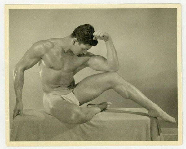 Beefcake Dick Keifer 1950 Western Photography Guild Nude Male Buff Gay Q7237