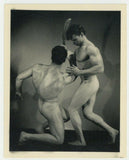 Beefcakes Wrestling 1950 Bruce of LA Gay Male Physique Hunks Greco Handsome 7759