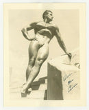 Bob McCune Signed 1950 Bob Mizer AMG Gay Physique Beefcake Nude Male Hunk Q7225