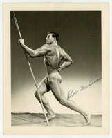 Bob McCune Signed Original 1950 Bruce Of Los Angeles Nude Beefcake Photo Q8056