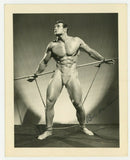 Bob Mizer Art Deco Gay Physique 1950 Bob McCune Signed AMG Beefcake Photo Q7336