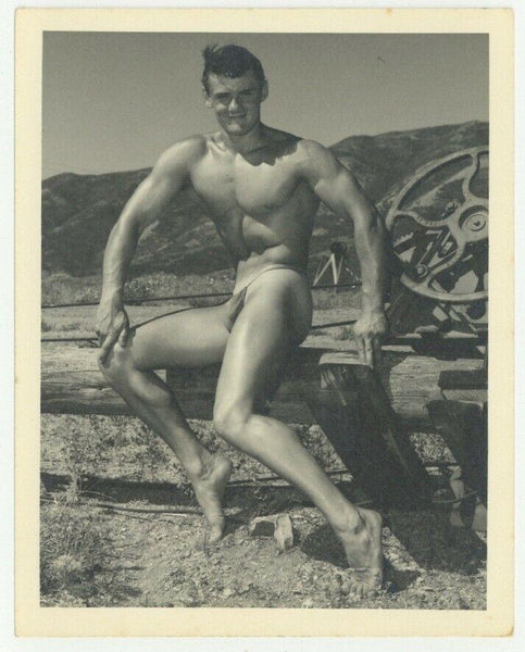 Bruce Of LA David Fitzen 1950 Original Gay Beefcake Body Builder Physique Q7061