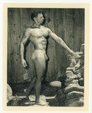 Bruce Of LA 1950 Dick Speres Gay Physique Wagon Wheel Nude Male Beefcake Q7008