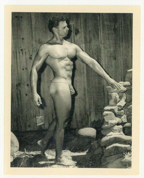 Bruce Of LA 1950 Dick Speres Gay Physique Wagon Wheel Nude Male Beefcake Q7008