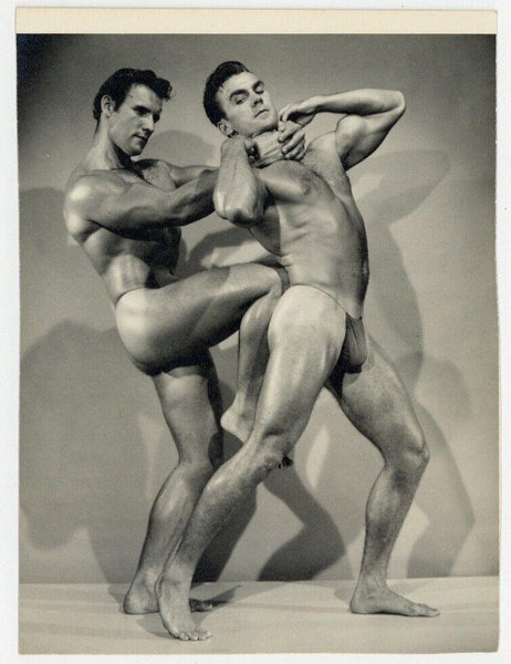 Bruce Of La 1950 Don Fuller & John Krivos 5x4 Buff Beefcake Gay Physique Q8185