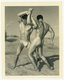 Bruce Of LA 1950 Gay Physique Photo Greco Wrestling Beefcake Nude Men Buff Q7322