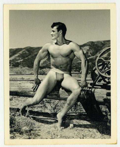 Bruce Of LA 1950 Original Buff Body Builder Physique Beefcake Photo Adonis Q7055