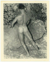 Bruce Of LA 1950 Original Gay Physique Photo Beefcake Nude Male Backside Q7305