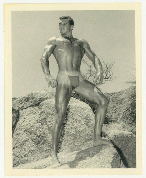 Bruce Of LA 1950 Original Gay Physique Photo Beefcake Nude Male Tall Man Q7302