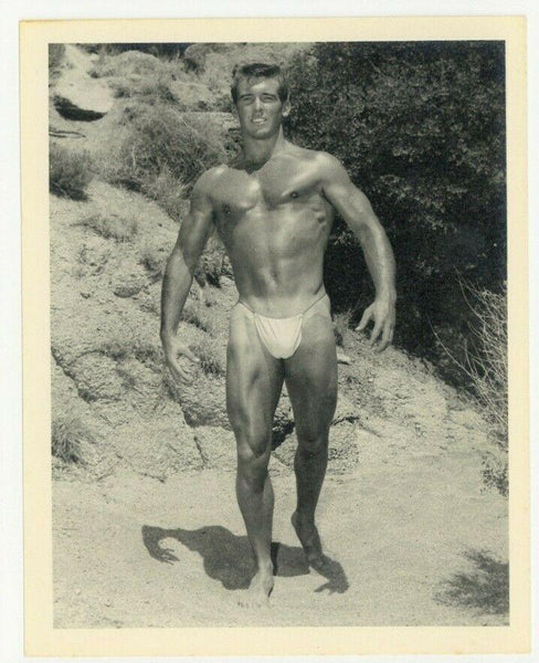 Bruce Of LA 1950 Original Gay Physique Photo Beefcake Nude Male Vintage Q7303