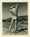 Bruce Of LA 1950 Original Nude Male Buff Body Builder Physique Photo Q7058