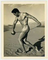 Bruce Of LA 1950 Original Photo 5x4 Beefcake w/ Sword Gay Physique Hunk Q7331