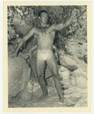 Bruce Of LA 1950 Original Photo Gay Physique Beefcake Nude Male Bodybuilder Q7297