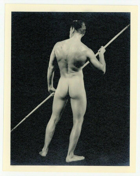 Bruce Of LA Beefcake 1950 Sexy Backside Gay Physique Nude Male Los Angeles Q7531