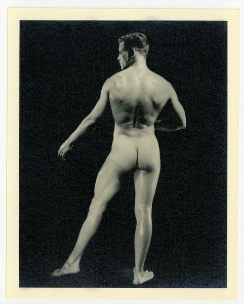 Bruce Of LA Beefcake 1950 Sexy Backside Gay Physique Nude Male Los Angeles Q7532