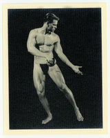 Bruce Of LA Beefcake Fencing Photo 1950 Gay Physique Nude Male Los Angeles Q7530