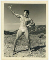 Bruce Of LA David Fitzen Gay Interest Original 1950 Beefcake Physique Q7054