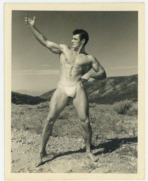 Bruce Of LA David Fitzen Gay Interest Original 1950 Beefcake Physique Q7054