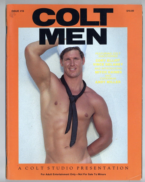 Colt Men #16 Vintage 1986 Gay Interest Cory Elliot Vince Delaney 50pgs M20296