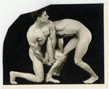 Harold Adducci & Paul Labriola 1950 WPG Wrestling Series 5x4 Gay Beefcake Q8344