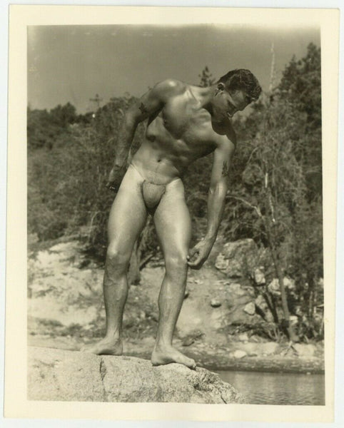 Jack Conant 1950 Bob Mizer AMG Photo Beefcake Bodybuilder Gay Physique Hunk Q7472