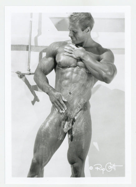 Gavin Blake 1997 Colt Studios Showering Gay Physique 5x7 Jim French Gorgeous Hunk Beefcake Photo J9727