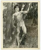 Gay Physique Beefcake Photo 1950 Western Photography Guild Nude Ray Royal Q7034