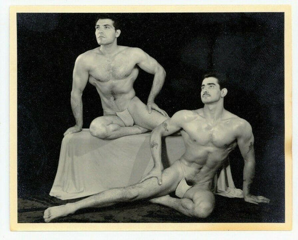 Hal Adducci & Bob Montano 1950 Western Photography Guild Nude Male Beefcake 7377