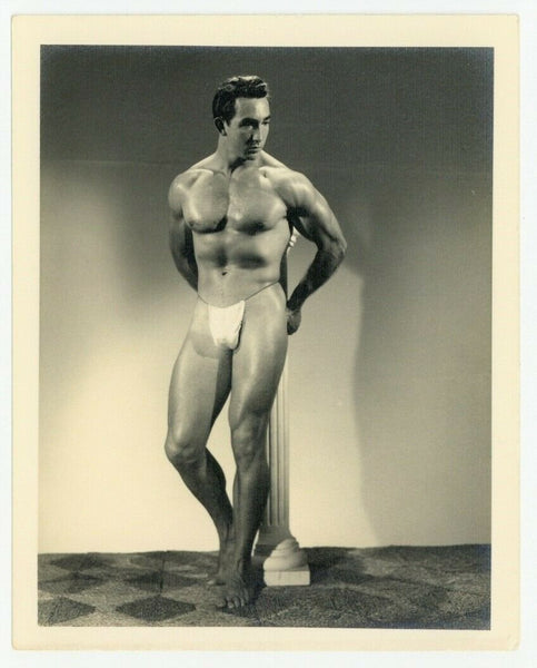 John Knight 1950 Bruce Of Los Angeles Handsome Beefcake Hunk Original Photo Gay Physique Body Q7471