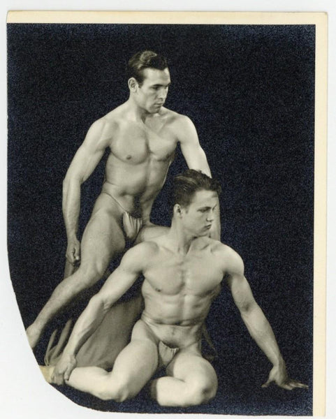 Kenny Owens & Pat Burnham WPG 1950 Don Whitman Buff Beefcake Gay Physique Q7961