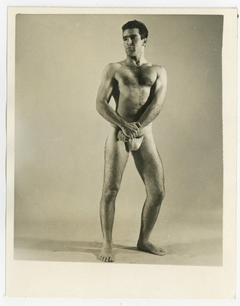 Kris of Chicago 1960 Paul Cully 5x4 Male Nude Gay Physique Hairy Beefcake Q7994