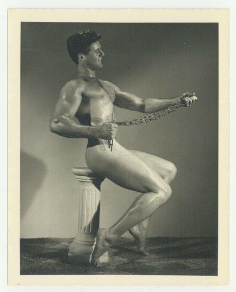 Louis Tarr Beefcake Bodybuilder 1950 Bruce Of LA Gay Physique Nude Male Q7516