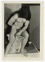 Masked Beefcake 1960 Incredible Physique 5x7 Vintage Gay Photo Nude Male J9360