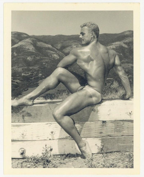 Mike Sill Beefcake 1959 Photo Bruce Of LA Gay Interest Bellas Physique Buff Male Q7325