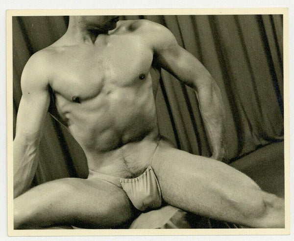 Pat Burnham 1950 Nude Male Beefcake Western Photography Guild Physique Man Q7079