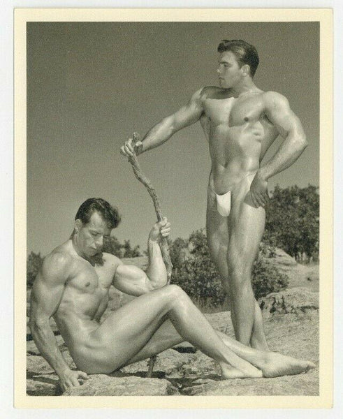 Phil Lambert & Keith Lewin 1950 Gay Physique Beefcake Western Photography Guild