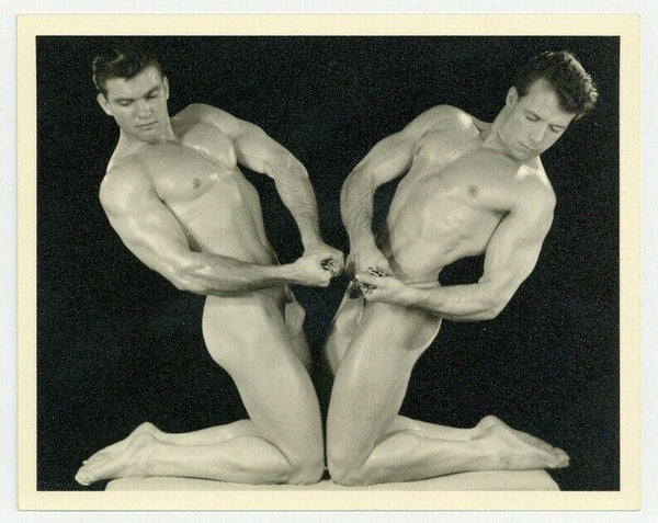Phil Lambert & Keith Lewin 1950 Gay Physique Western Photography Guild 7173