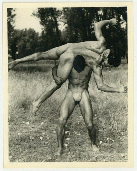 Phil Lambert & Keith Lewin 1950 Gay Physique Western Photography Guild 7181