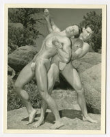 Phil Lambert Keith Lewin 1950 Original Western Photography Guild Wrestling Gay Q7204