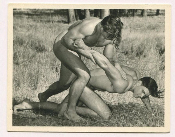 Phil Lambert Keith Lewin 1950 Original Western Photography Guild Wrestling Gay Q7176
