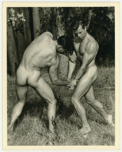 Phil Lambert Keith Lewin 1950 WPG Gay Beefcake Physique Nude Men Q7177