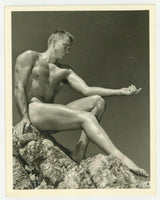 Western Photography Guild 1950 Jim Drinkward Gay Physique Beefcake Photo Q7342