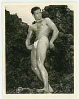 Western Photography Guild 1950 Don Whitman Gay Nude Male Beefcake Photo Q7196
