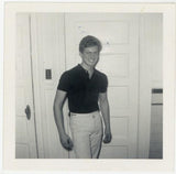 Sean Davidson 1960 Handsome Beefcake 2 Photo Set Gay Physique Bashful Q8007
