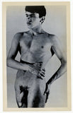 Tall Dark Handsome Male 1960 Gay Interest Physique 5x8 Nude Beefcake Model J9284